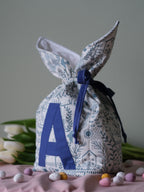 Personalised Easter Bunny Bag in Cottage Garden Print